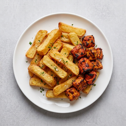 Chips & Chicken Tikka 