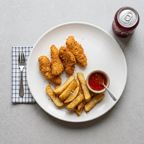 Kids Chicken Goujons & Chips 